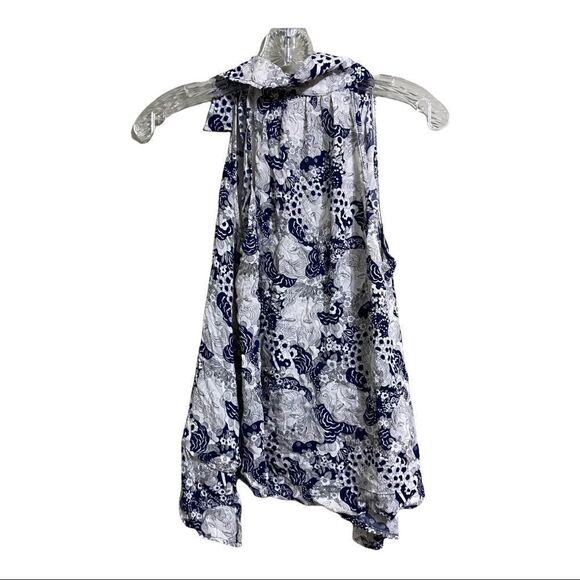 𝅺anthropologie Sz 2  Maeve Face Print Tesni Tank - Picture 7 of 8